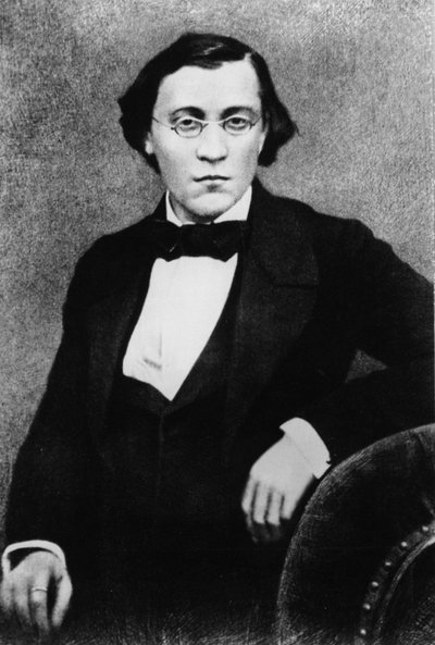 Ivan Sergeevich Turgenev (1818-83) by Russian Photographer